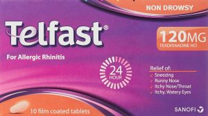 Telfast Tablet 120mg 10's