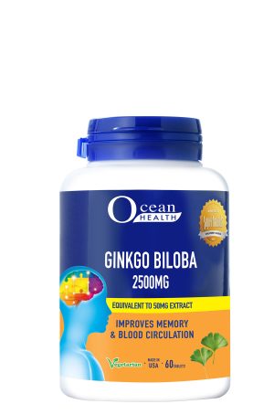 Ocean Health Ginkgo Biloba 2500mg Tab 60s