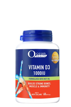 Ocean Health Vitamin D3 1000IU Sgel 60s