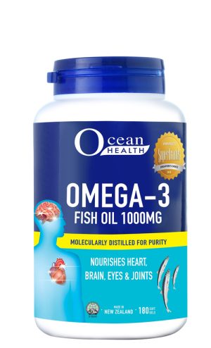 Ocean Health Omega 3 1000mg Sgel 180s