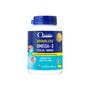 Ocean Health Odourless Omega 3 1000mg Sgel 60s