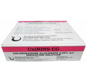 Unirins CG Antiseptic Solution (Pink) (BOX OF 20S X 25ML)